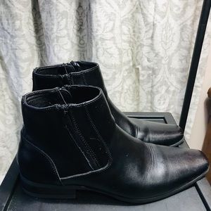 Men's Calvin Klein Llewin Zip Boot -Black